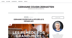 Desktop Screenshot of germainecousin.ch