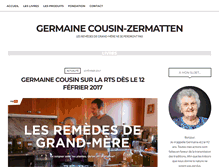 Tablet Screenshot of germainecousin.ch